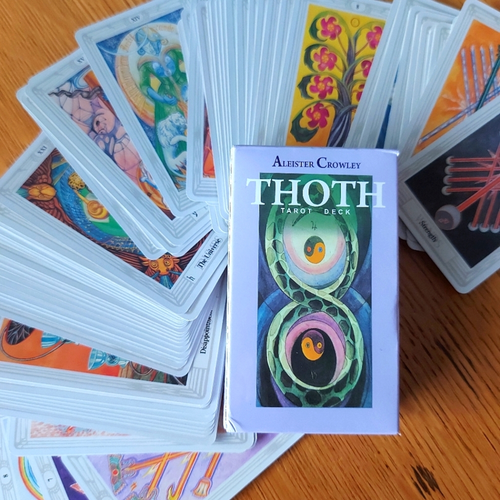 Tarot cards Thoth deck Aleister Crowley